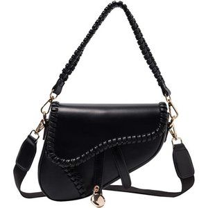 Glam Black Small Crossbody Purse